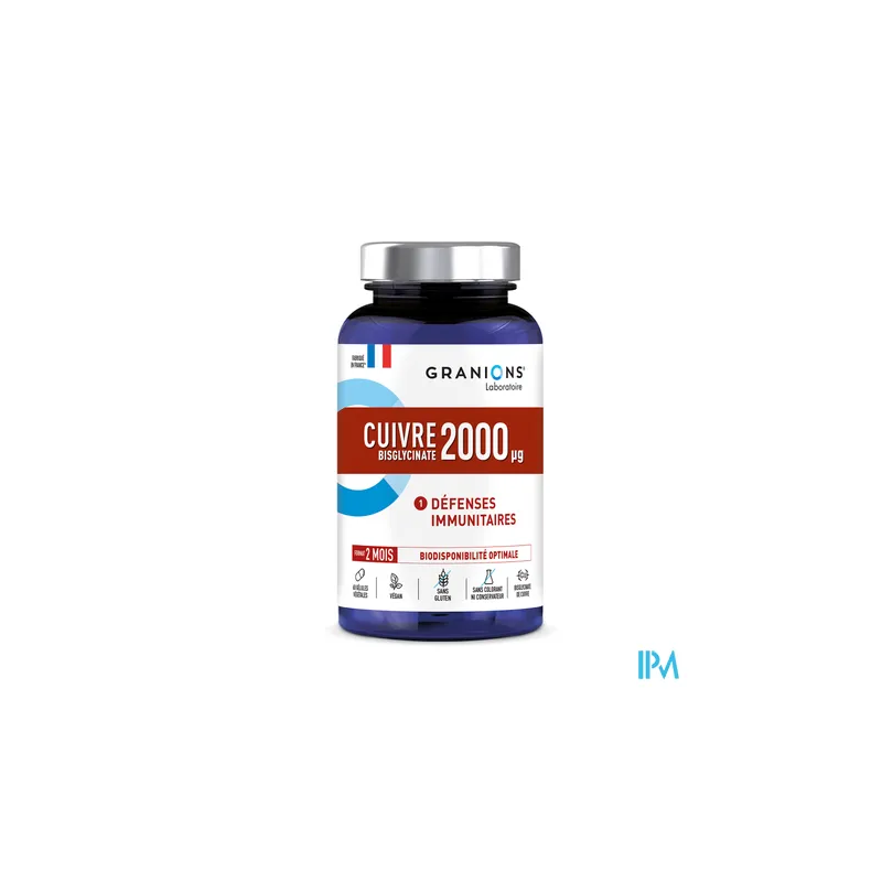 GRANIONS CUIVRE 2MG GELUL 60