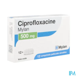 CIPROFLOXACINE 500MG VTS CPS12