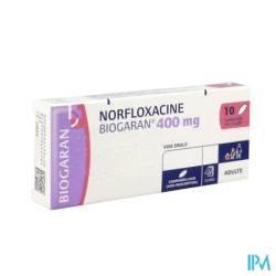 NORFLOXACINE 400MG BIOGARAN CPR 10