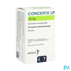 CONCERTA LP 54MG CPR 28