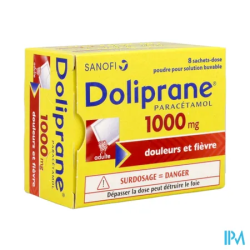 DOLIPRANE 1 000MG SACHET 8