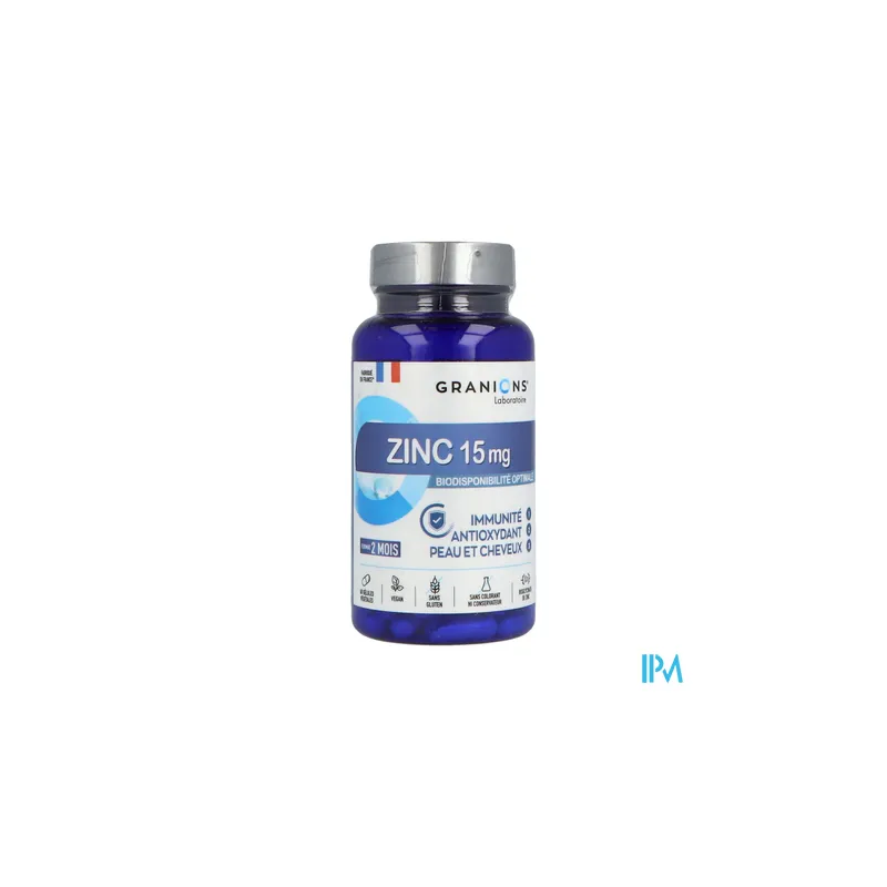 GRANIONS ZINC 15MG CPR 60
