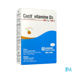 CACIT VIT D3 500MG/440UI CPR 60