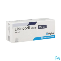 LISINOPRIL 20MG VIATRIS CPR SEC 28