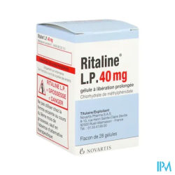 RITALINE LP 40MG GELULE 28