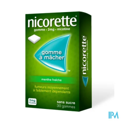 NICORETTE 2MG GOMME MENT FRA SS 30