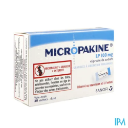MICROPAKINE LP 100MG SACHET 30