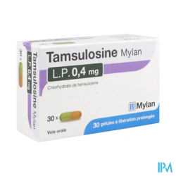 TAMSULOSINE LP 0,4MG VTS GELUL30