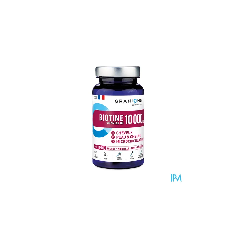 GRANIONS BIOTINE 10 000UG CPR 60