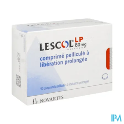 LESCOL LP 80MG CPR 90