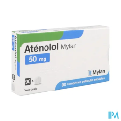ATENOLOL 50MG VTS CPR SECABLE 90
