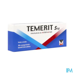 TEMERIT 5MG CPR QUADRISECABLE 30