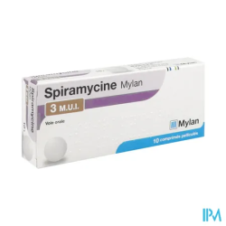 SPIRAMYCINE 3MUI VIATRIS CPR 10