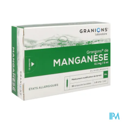 GRANIONS MANGANESE AMP BUV 2ML 30