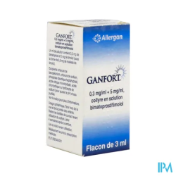 GANFORT 0,3MG/5MG/ML COL 3ML
