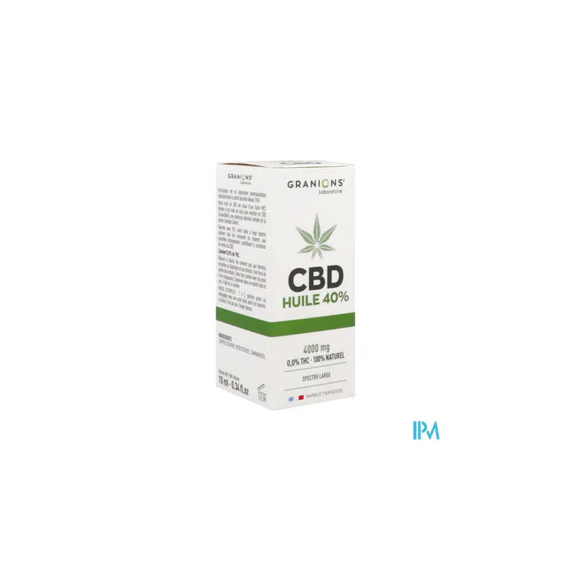 GRANIONS CBD HLE 40% 10ML