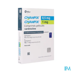 CHAMPIX 0,5MG+1MG CPR 11+14.