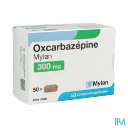 OXCARBAZEPINE 300MG VIATRIS CPR 50