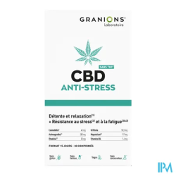 GRANIONS CBD A/STRESS RELAX CPR 30