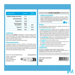 GRANIONS COLLAGENE+ SUBL CITR 300G