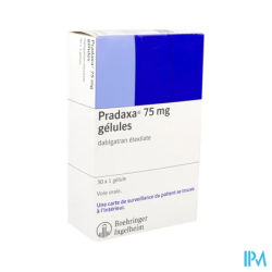 PRADAXA 75MG GELULE 30X1