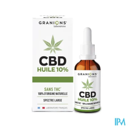 GRANIONS CBD HLE 10% CPAL 10ML