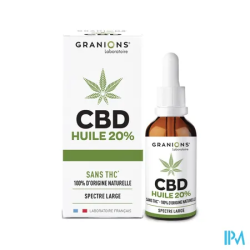 GRANIONS CBD HLE 20% CPAL 10ML