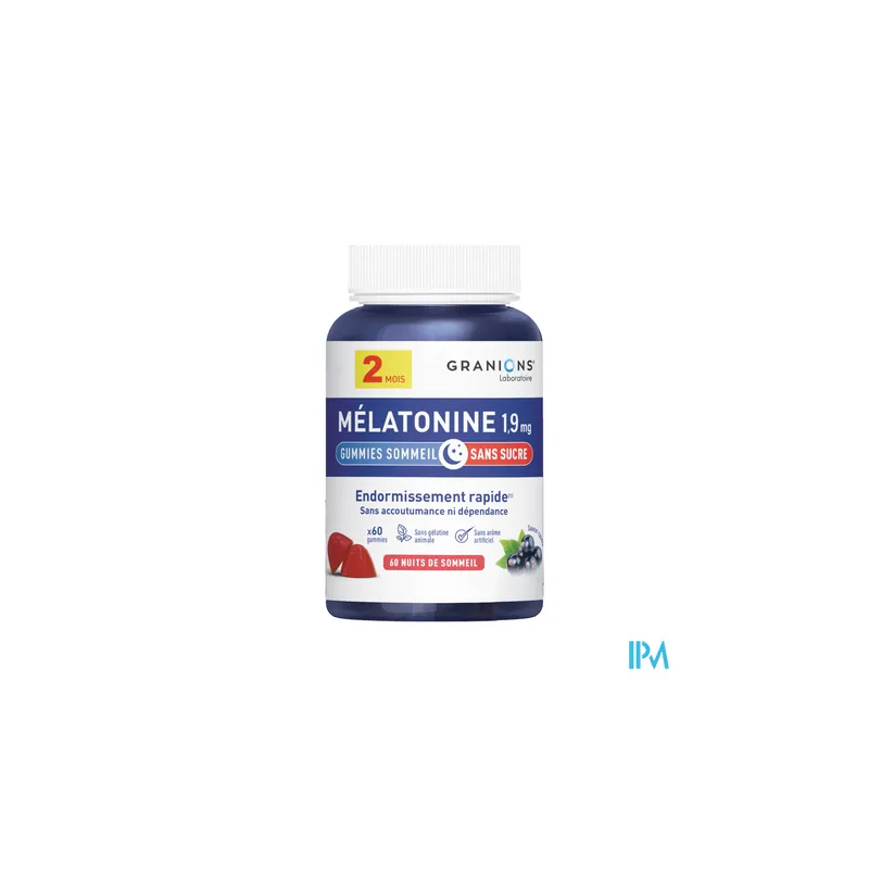 GRANIONS MELATONINE 1,9MG GUMM 60