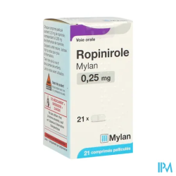 ROPINIROLE 0,25MG VTS CPR SEC 21