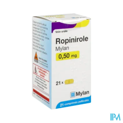 ROPINIROLE 0,50MG VTS CPR SEC 21