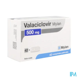 VALACICLOVIR 500MG VIATRIS CPR 42