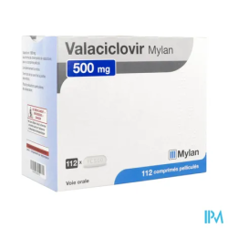 VALACICLOVIR 500MG VIATRIS CPR 112