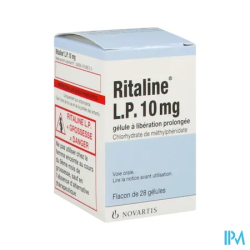 RITALINE LP 10MG GELULE 28