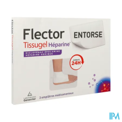 FLECTOR TISSUGEL HEPARINE EMPL 3
