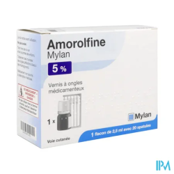 AMOROLFINE 5% VTS VERNIS FL 2,5ML