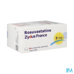 ROSUVASTATINE 5MG ZYDUS CPR 90