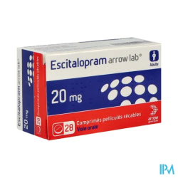 ESCITALOPRAM 20MG ARW CPR SEC 28