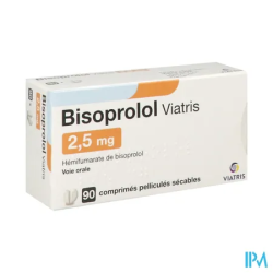 BISOPROLOL 2,5MG VTS CPR SEC 90X1