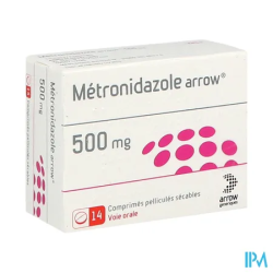 METRONIDAZOLE 500MG ARW CPR SEC 14