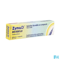 ZYMAD 80 000UI AMP BUV 2ML 1