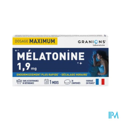 GRANIONS MELATONINE 1,9MG CPR 30
