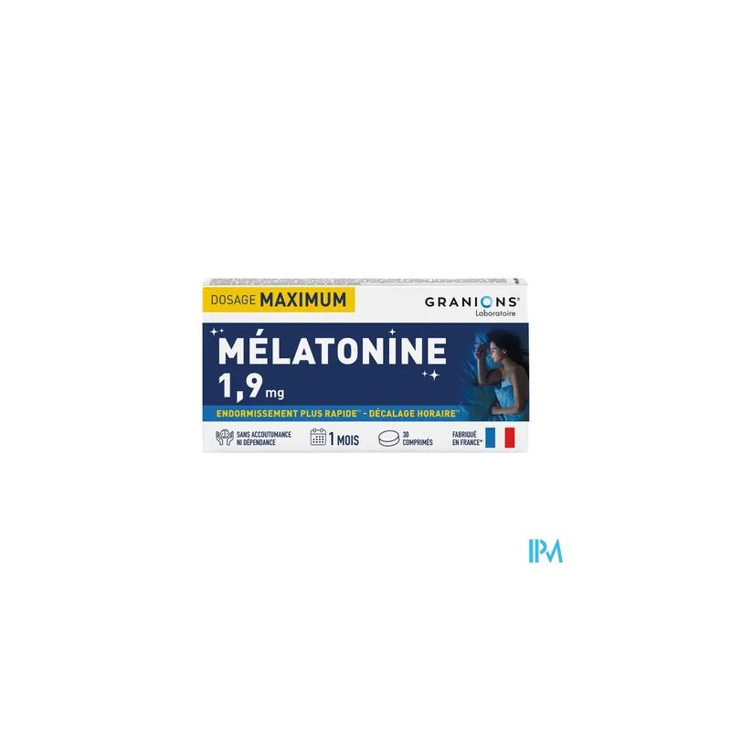 GRANIONS MELATONINE 1,9MG CPR 30