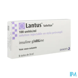 LANTUS 100U/ML SOLOSTAR STYLO 3ML5