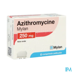 AZITHROMYCINE 250MG VIATRIS CPR 6