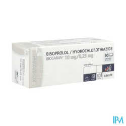 BISOPROLOL/HYD 10/6,25MG BGR CPR90