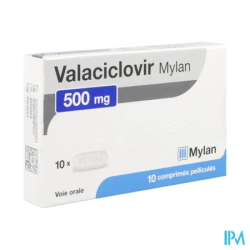 VALACICLOVIR 500MG VIATRIS CPR 10