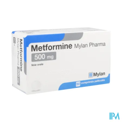 METFORMINE 500MG VTS CPR 90