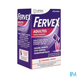 FERVEX ADULTES FRAMBOISE SACH 8