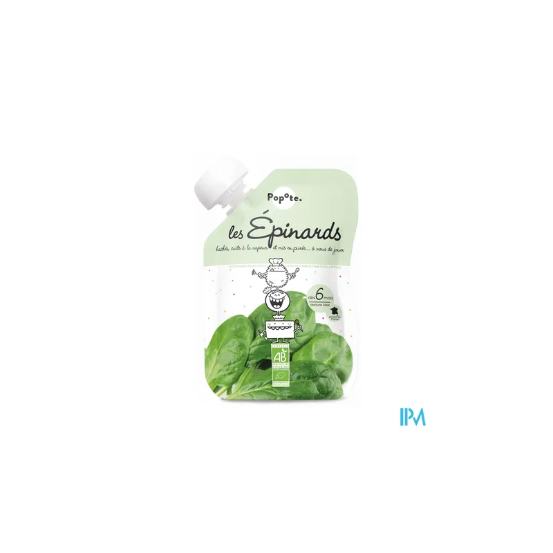 POPOTE PUREE EPINARD BIO 120G