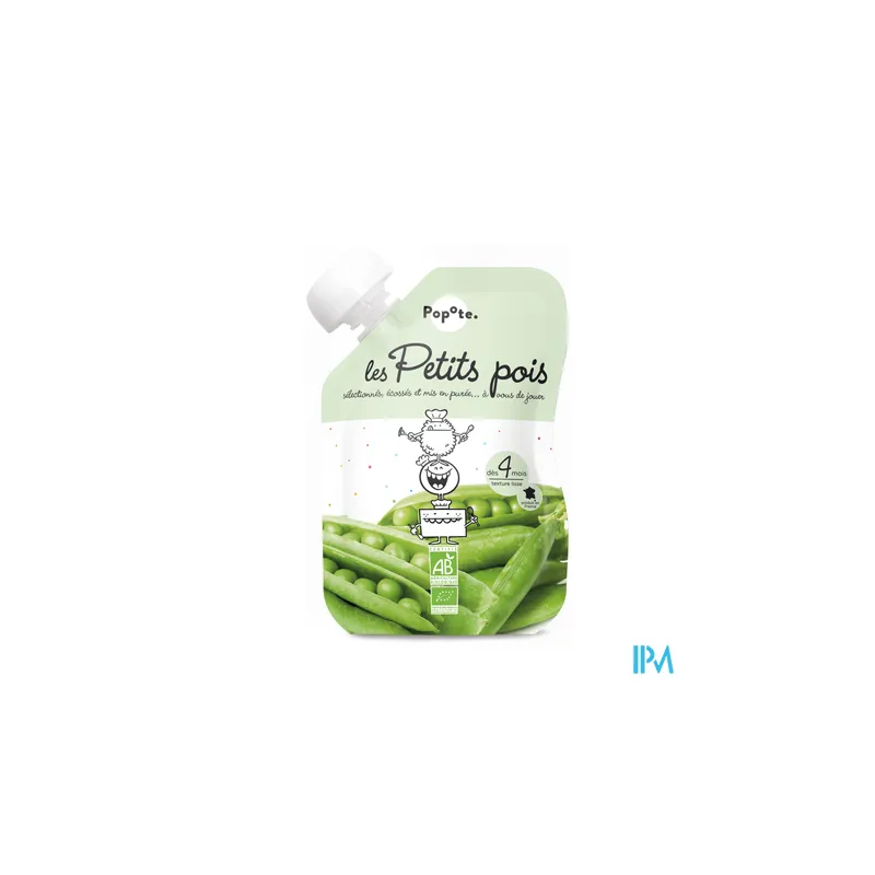 POPOTE PUREE PETITS POIS 120G